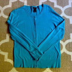 Turquoise Cardigan Sweater